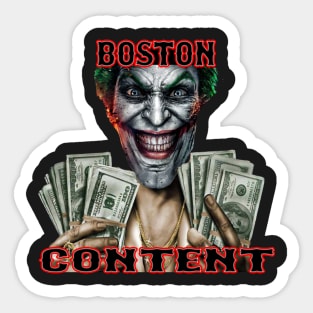 Boston Content Sticker